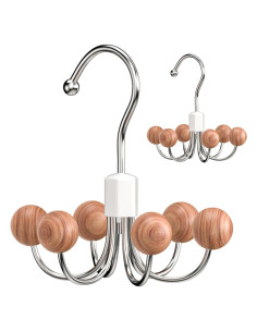 Perchas Giratorias OHIYO 2-Pack con 6 Bolas de Cedro