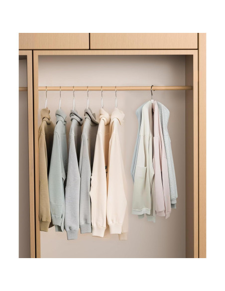 Perchas Giratorias OHIYO 2-Pack con 6 Bolas de Cedro