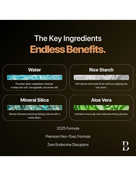 Polvo Voluminizador B BELÍZ 30 g - Texturizador Mate para Cabello Fino