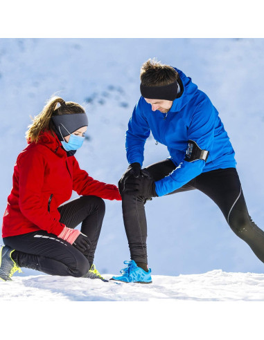 Calentadores de Oídos de Forro Polar Geyoga 3 Pcs Invierno