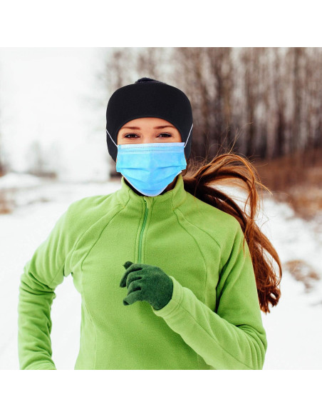 Calentadores de Oídos de Forro Polar Geyoga 3 Pcs Invierno