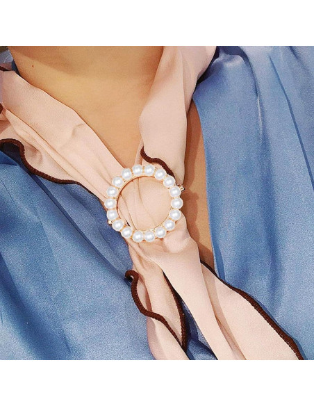 6 Clips de Anillo para Bufanda BOHUIZ - Elegantes y Duraderos