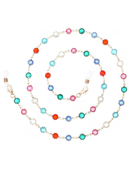 Cadena de Gafas Yvey para Mujeres 65cm Colorido Antideslizante