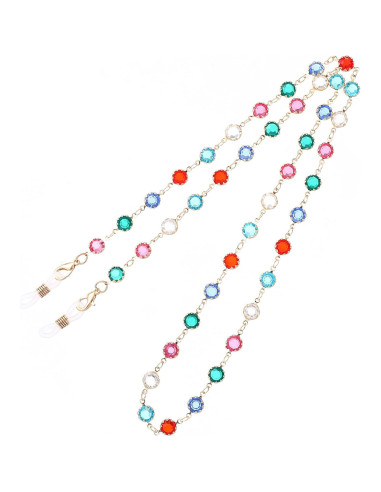 Cadena de Gafas Yvey para Mujeres 65cm Colorido Antideslizante