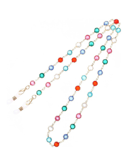 Cadena de Gafas Yvey para Mujeres 65cm Colorido Antideslizante