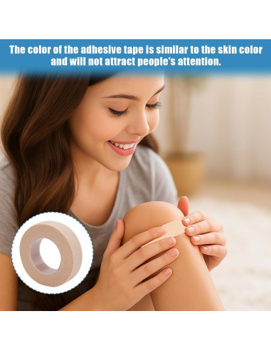 Cinta Micro Pore Nouiseuns - 8 Rollos 1.25 cm x 9.14 m