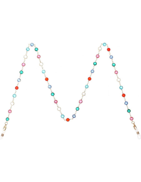 Cadena de Gafas Yvey para Mujeres 65cm Colorido Antideslizante
