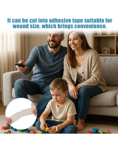 Cinta Micro Pore Nouiseuns - 8 Rollos 1.25 cm x 9.14 m