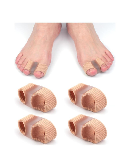 Separadores de Dedos de Gel Gosknor - 4 Piezas, Alineadores Elásticos