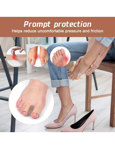 Separadores de Dedos de Gel Gosknor - 4 Piezas, Alineadores Elásticos