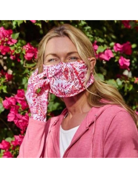 Mascarilla UV Coolibar con Alambre Moldable - UPF 50+