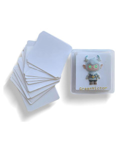 Soportes de Cuello Transparentes Green Victor - 60 Piezas PVC