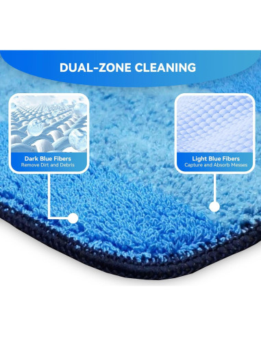 Paquete de 3 almohadillas de microfibra 18" Aheihiduhc