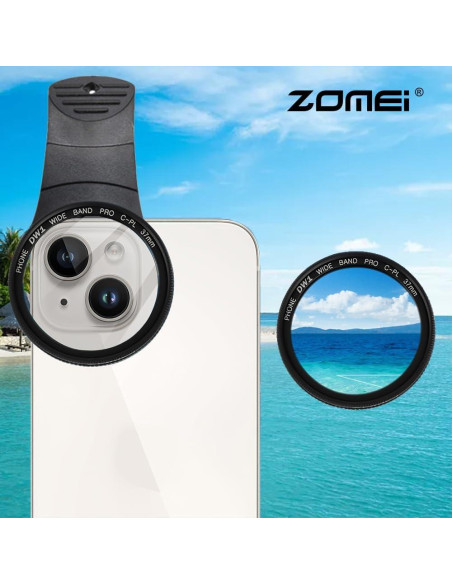 Kit de Filtro CPL Zomei 37mm para Teléfono Móvil