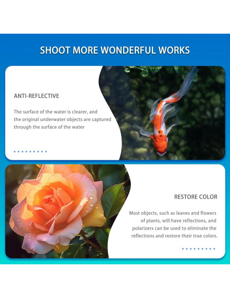 Kit de Filtro CPL Zomei 37mm para Teléfono Móvil