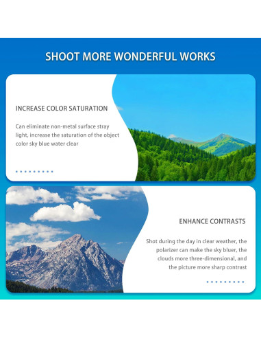 Kit de Filtro CPL Zomei 37mm para Teléfono Móvil