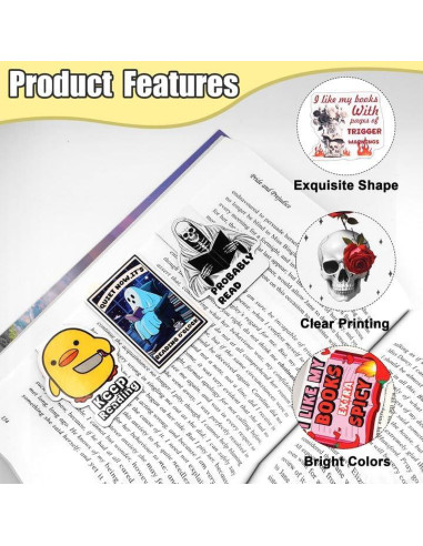 Marcadores Magnéticos Vcxaykey - 10 PC Coloridos para Lectura