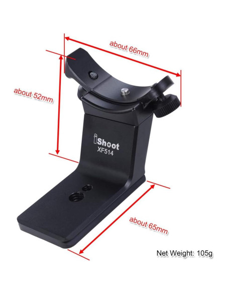 Anillo de Montaje de Trípode iShoot para Lente Fuji XF 50-140mm