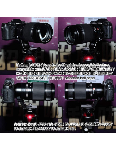 Anillo de Montaje de Trípode iShoot para Lente Fuji XF 50-140mm