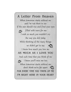 Tarjeta de Simpatía TANWIH - Carta del Cielo 8.57x5.40cm