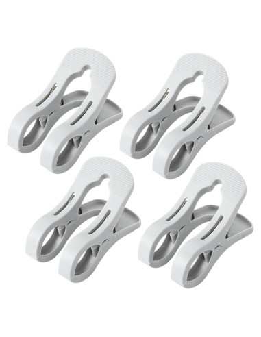 Pinzas para Toallas de Playa LERAO - Paquete de 4, Alta Resistencia