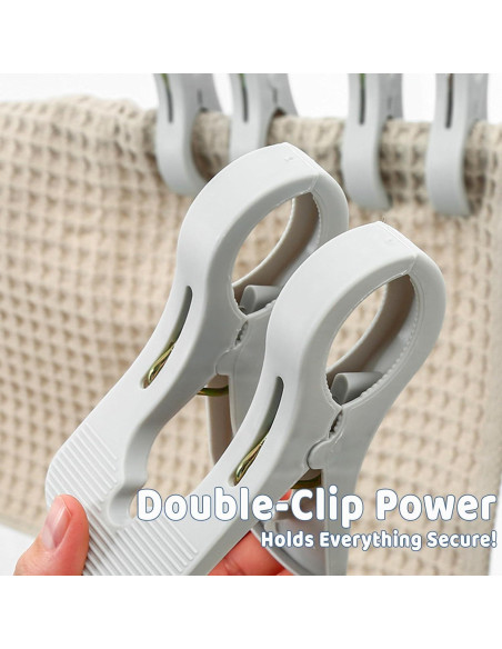 Pinzas para Toallas de Playa LERAO - Paquete de 4, Alta Resistencia