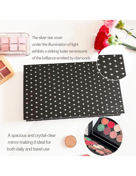 Paleta Vacía Magnética Doble Capa UDTIP con Espejo 21.68cm