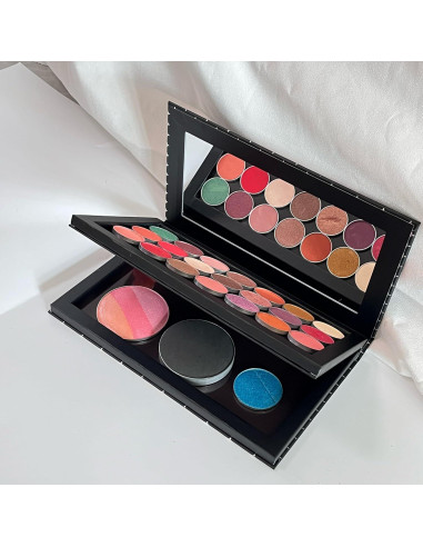 Paleta Vacía Magnética Doble Capa UDTIP con Espejo 21.68cm