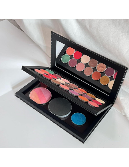 Paleta Vacía Magnética Doble Capa UDTIP con Espejo 21.68cm