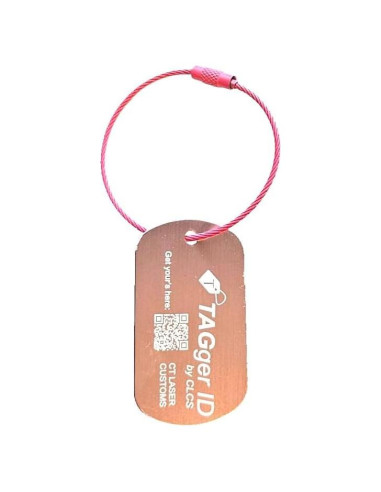 Etiqueta QR Metálica TAGger ID - Seguridad y Estilo 1 Unidad