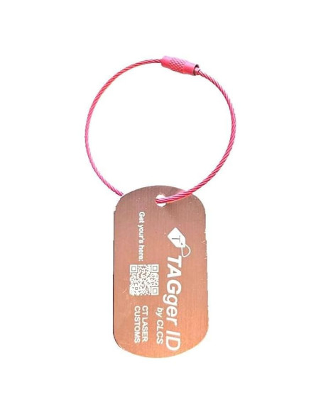Etiqueta QR Metálica TAGger ID - Seguridad y Estilo 1 Unidad