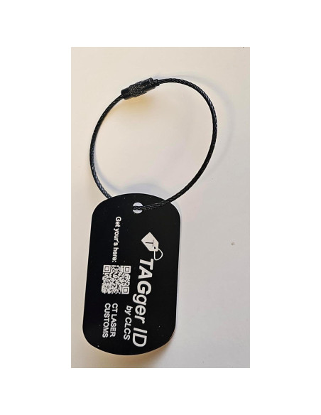 Etiqueta QR Metálica TAGger ID - Seguridad y Estilo 1 Unidad