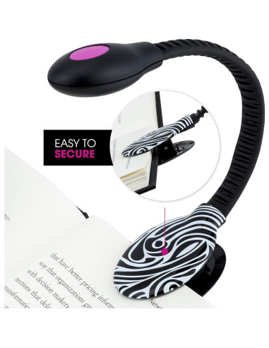 Luz de Libro Recargable WITHit French Bull Mármol Negro