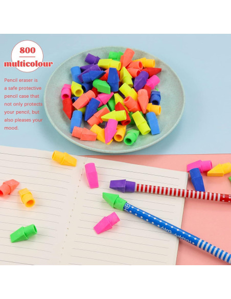 800 Gomas de Lápiz Fyess en Forma de Flecha Sin Látex