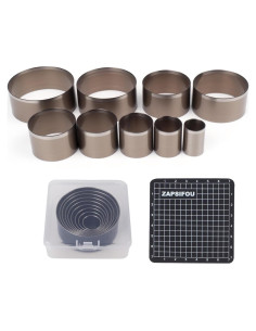 Juego de Herramientas de Corte Circular ZAPSIFOU 9 Piezas 15-55mm