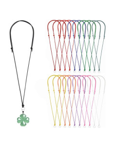 20 Cuerdas de Collar Ajustables Weryerker Multicolor DIY Joyería