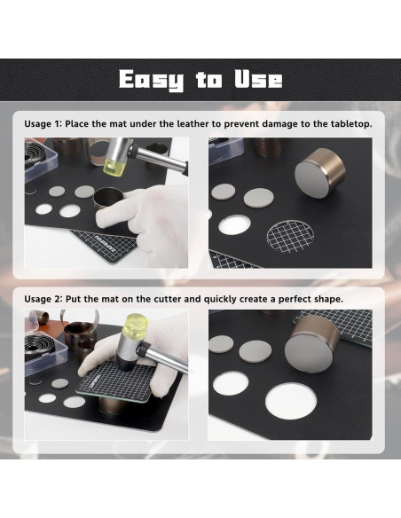Juego de Herramientas de Corte Circular ZAPSIFOU 9 Piezas 15-55mm
