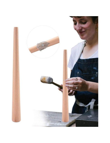 Mandril de Anillo de Madera Ruining 28cm Resistente al Calor