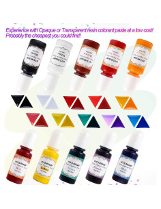Pasta de Pigmento para Resina Epoxy LET'S RESIN 10 Colores 10g 2