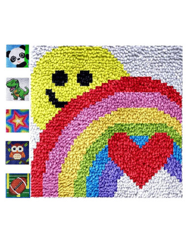 Kit de Ganchillo Puzamen 30x30 cm para Niños y Adultos
