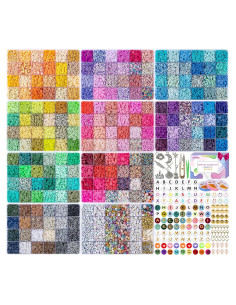 Kit de Perlas de Arcilla XSEINO 46000 Piezas 216 Colores