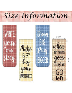 60 Marcadores Magnéticos Inspiradores Outus - Multicolor 2