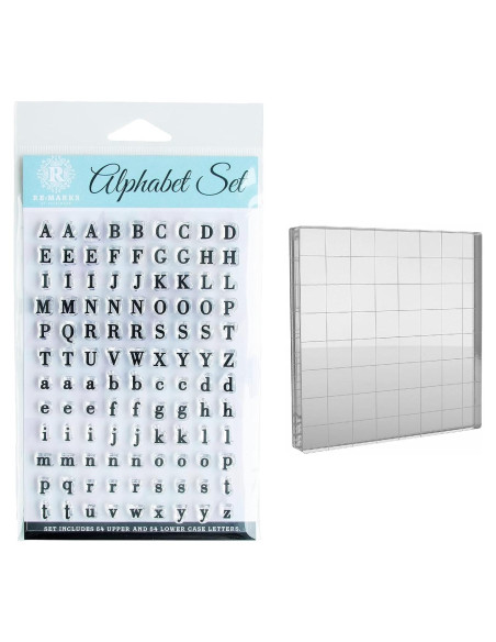 Conjunto de Sellos Adhesivos ExcelMark Alfabeto 20x11 cm