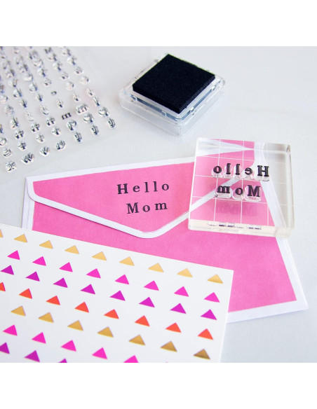 Conjunto de Sellos Adhesivos ExcelMark Alfabeto 20x11 cm