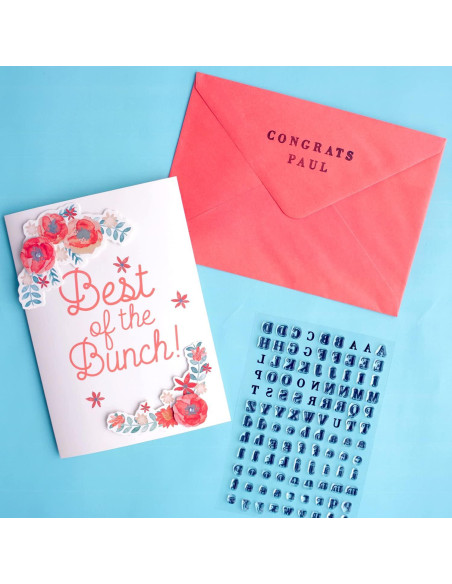 Conjunto de Sellos Adhesivos ExcelMark Alfabeto 20x11 cm