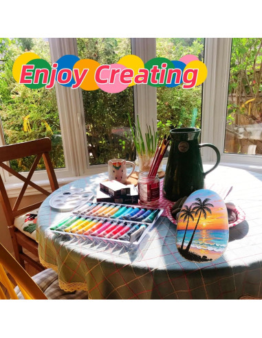 10 Rocas Planas Grandes para Pintar 10-13cm CYLHCM