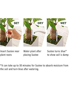 Medidor de Humedad SUSTEE Aquameter Grande Blanco - Paquete de 2 2