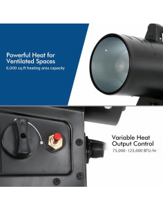 Calentador de Propano BILT HARD 125,000 BTU Portátil 2