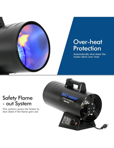 Calentador de Propano BILT HARD 125,000 BTU Portátil