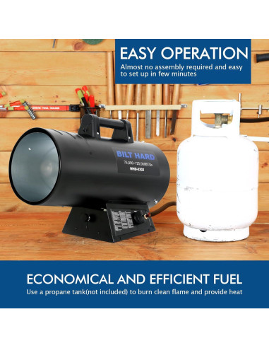 Calentador de Propano BILT HARD 125,000 BTU Portátil